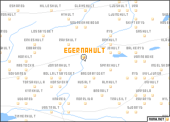 map of Egernahult