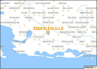 map of Eggeslevlille