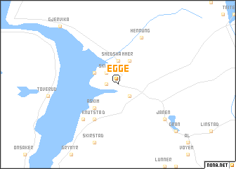 map of Egge