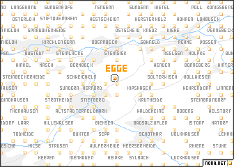 map of Egge