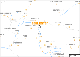 map of Eggleston