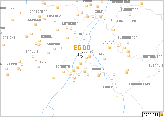 map of Egido