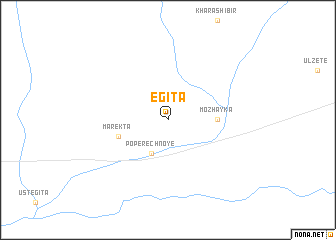 map of Egita