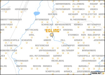 map of Egling