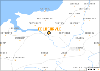 map of Egloshayle