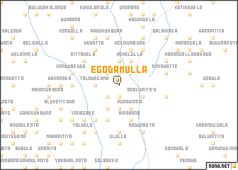 map of Egodamulla