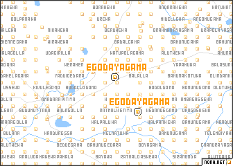 map of Egodayagama