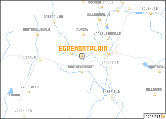 map of Egremont Plain