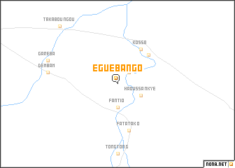 map of Eguébango