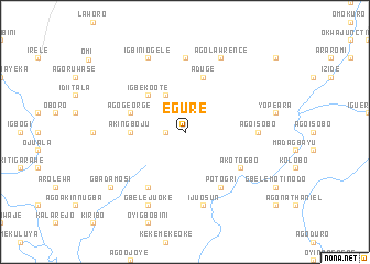 map of Egure