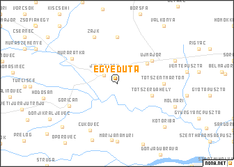 map of Egyeduta