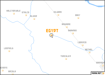 map of Egypt