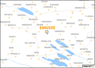 map of Ehavere