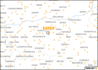 map of Ehner