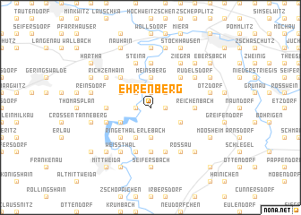 map of Ehrenberg