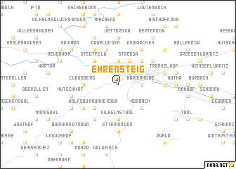 map of Ehrensteig