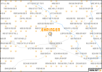 map of Ehringen