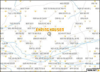 map of Ehringhausen