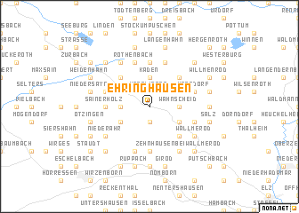 map of Ehringhausen