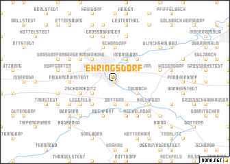 map of Ehringsdorf
