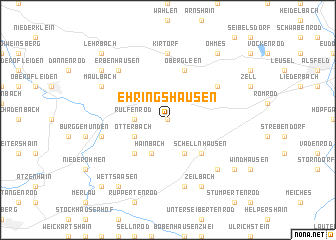 map of Ehringshausen