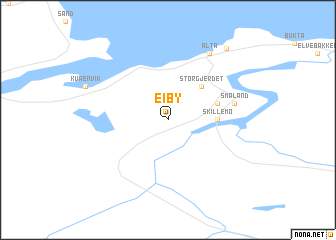 map of Eiby
