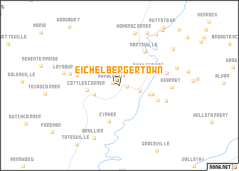 map of Eichelbergertown