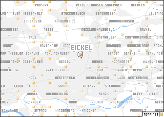 map of Eickel