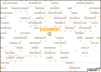 map of Eickhorst