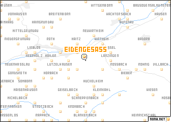 map of Eidengesäß