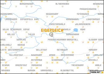 map of Eiderdeich