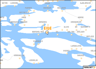 map of Eide