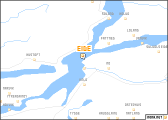 map of Eide