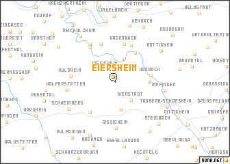 map of Eiersheim