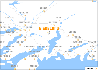 map of Eiersland