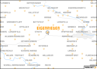 map of Eigenrieden
