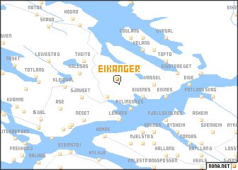 map of Eikanger