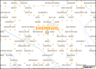 map of Eikenheuvel