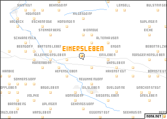 map of Eimersleben