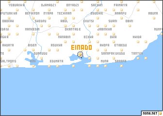 map of Einado