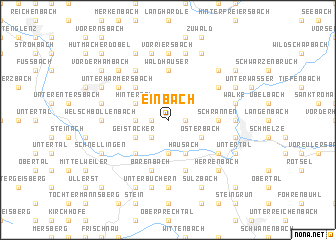 map of Einbach