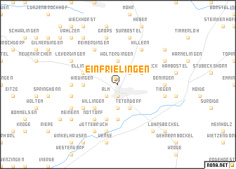 map of Einfrielingen