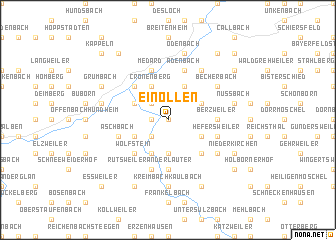 map of Einöllen