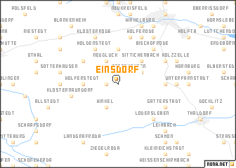 map of Einsdorf