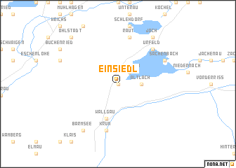 map of Einsiedl