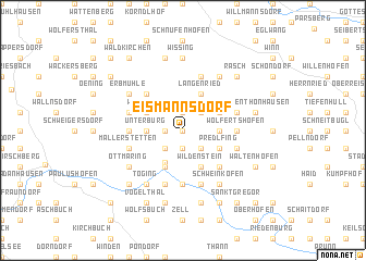 map of Eismannsdorf