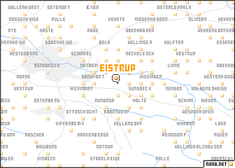 map of Eistrup