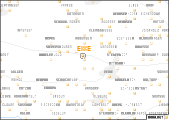 map of Eixe