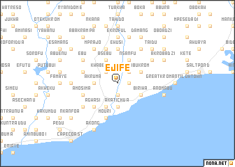 map of Ejife