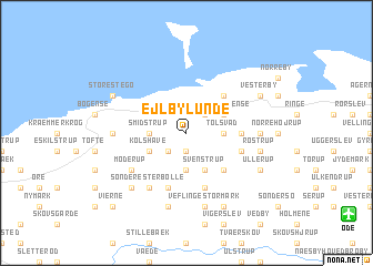 map of Ejlby Lunde